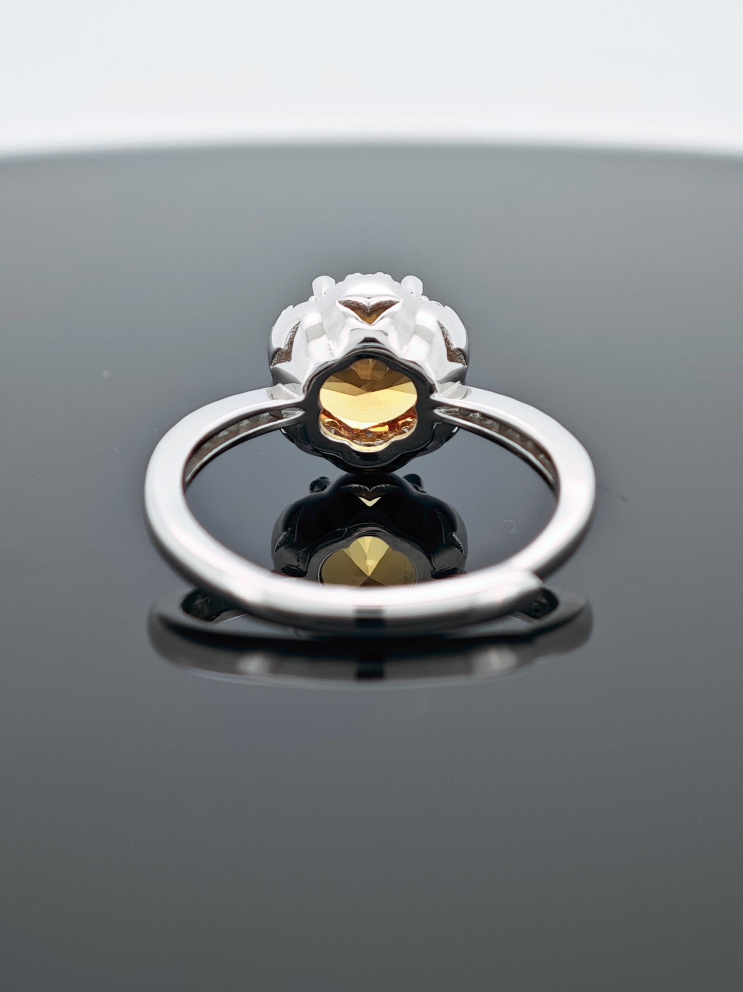 Premium Certified S925 Silver Cultured Spinel Rings | Choose Your Hue: Red, Orange, or Yellow High-Clarity Gemstones