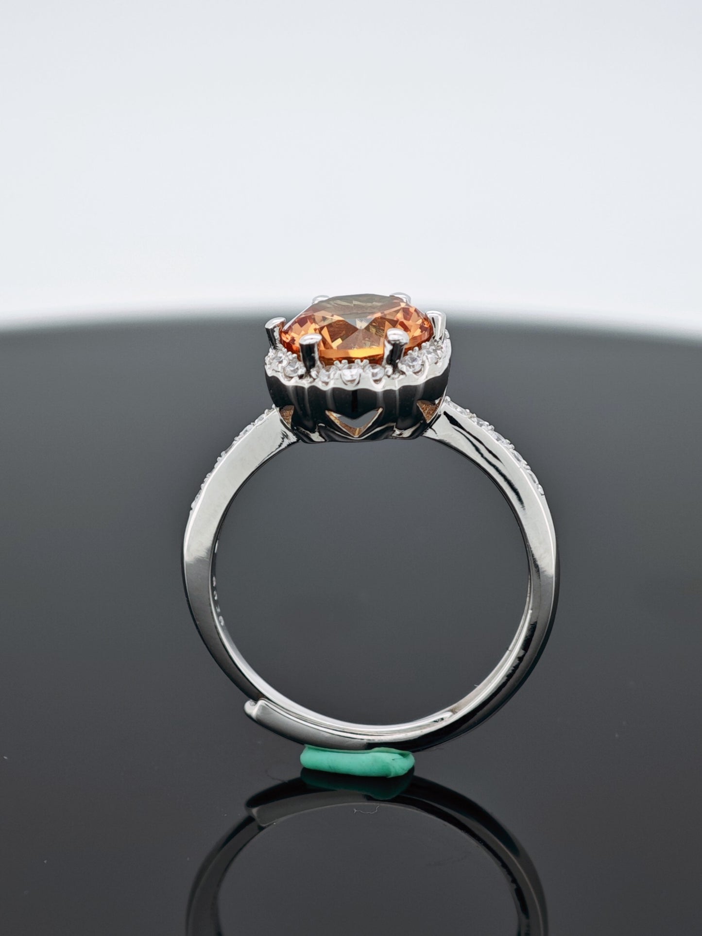 Premium Certified S925 Silver Cultured Spinel Rings | Choose Your Hue: Red, Orange, or Yellow High-Clarity Gemstones