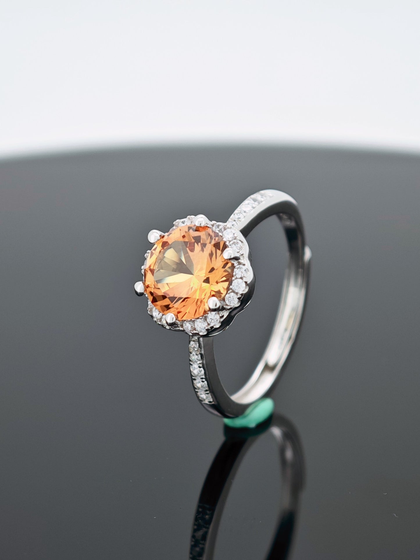 Premium Certified S925 Silver Cultured Spinel Rings | Choose Your Hue: Red, Orange, or Yellow High-Clarity Gemstones
