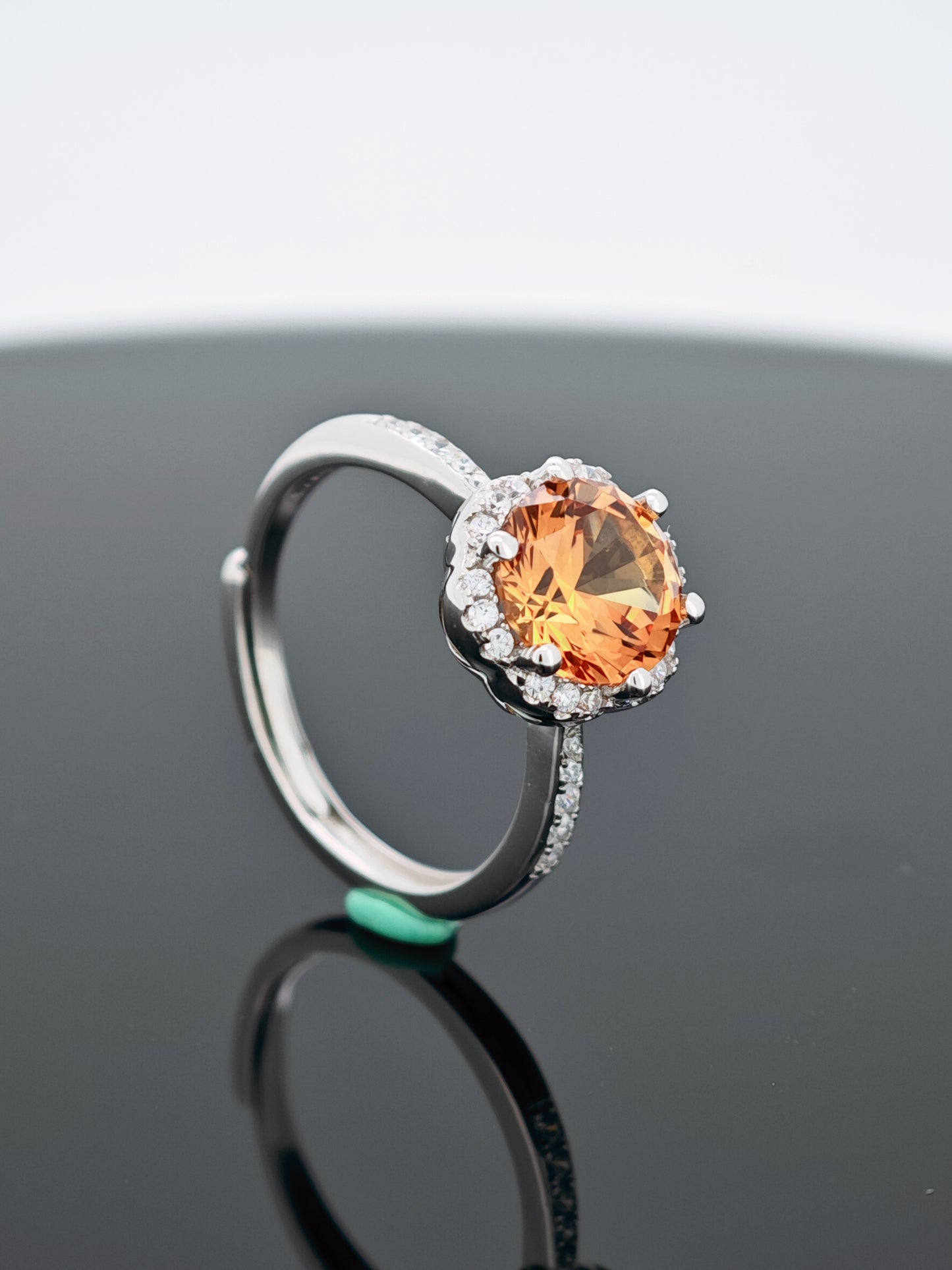 Premium Certified S925 Silver Cultured Spinel Rings | Choose Your Hue: Red, Orange, or Yellow High-Clarity Gemstones
