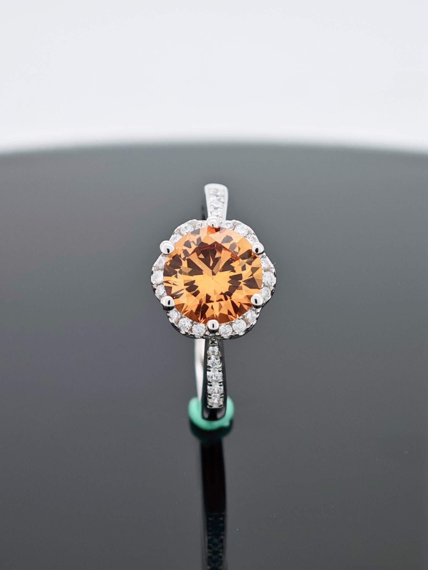 Premium Certified S925 Silver Cultured Spinel Rings | Choose Your Hue: Red, Orange, or Yellow High-Clarity Gemstones