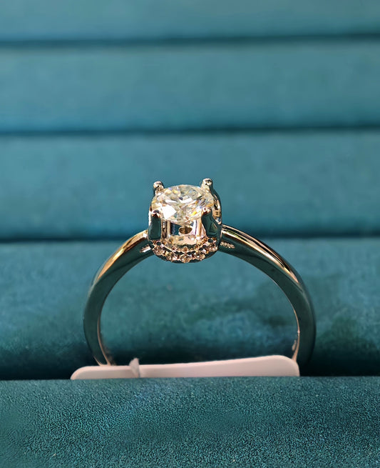  "Moissanite’s Celestial Glow: The One-of-a-Kind Engagement Ring for Your ‘Yes’ Moment"