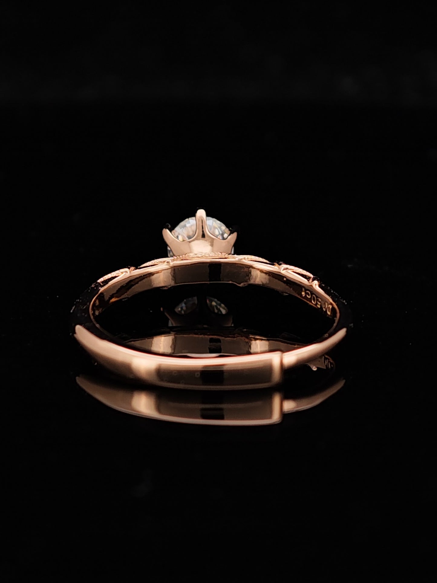 "Moissanite's Glow, Rose Gold's Warmth: The Ring That Holds Your 'Will You Marry Me?"