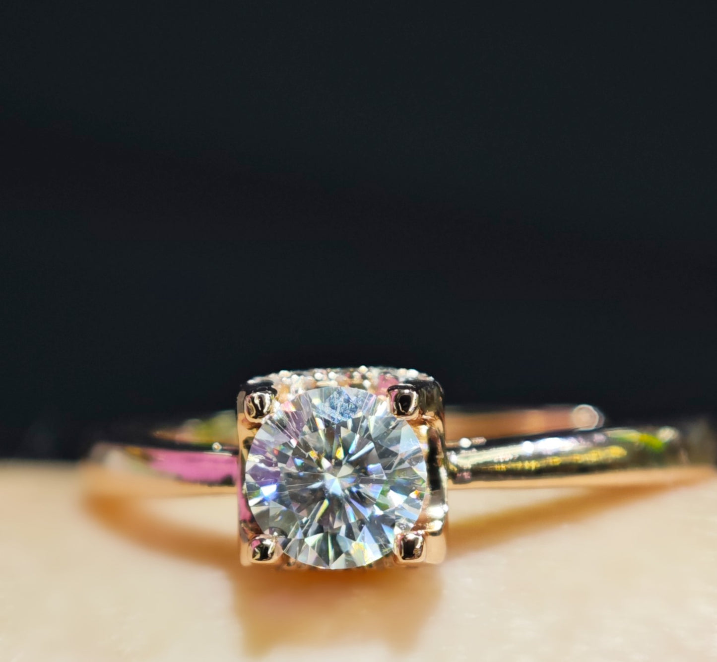  "Moissanite’s Celestial Glow: The One-of-a-Kind Engagement Ring for Your ‘Yes’ Moment"